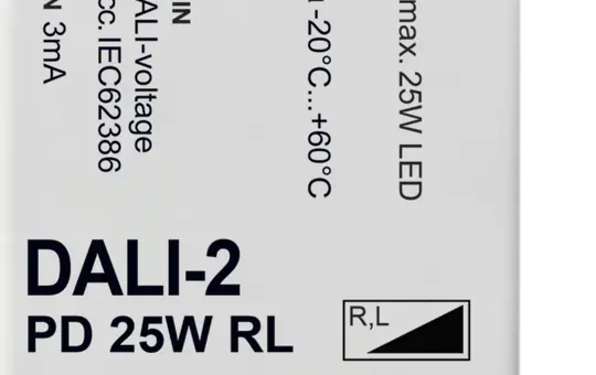 LUNATONE 86458618 Actionneur de gradation DALI 25 W encastrable Contrôle de phase (RL)