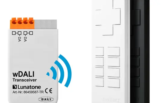 LUNATONE 86459534-W+T Télécommande wDALI Télécommande et émetteur-récepteur | blanc