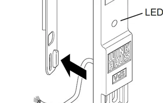 WINKHAUS 4983720 Window Contact VdS class C, opening/tilting