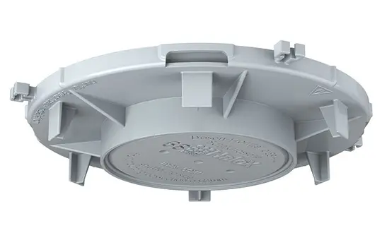 KAISER 1281-01 Front part for HaloX 100 flush-mounted housing Lamp cover | Ø 68 mm