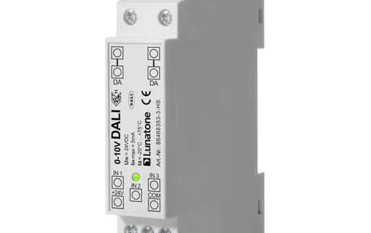 LUNATONE 86468353-3-HS DALI 0-10 V Interface Input 3-fold