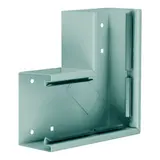 HAGER BRS651005VERZ tehalit trunking flat angle 80 mm, integrated, sheet steel | galvanized | 68x100 mm