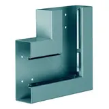 HAGER BRS651705VERZ tehalit trunking flat angle 80 mm, integrated, sheet steel | galvanized | 68x170 mm