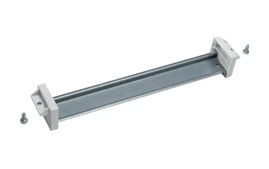 HAGER UT22C Rail DIN pour petit tableau de distribution 7,5 mm, isolé | 250 mm