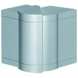 HAGER BR651003HLAN tehalit Dado trunking external corner single-sided 80 mm, halogen-free plastic | aluminum | 65x100 mm