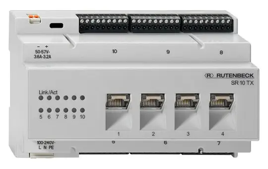 RUTENBECK 23510504 REG-Switch PoE à 10 voies