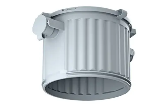 KAISER 1281-00 Recessed Housing HaloX In-situ concrete, without tunnel | Ø 100 mm