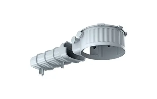 KAISER 1282-40 Recessed Housing HaloX In-situ concrete, tunnel 325 mm | Ø 180 mm
