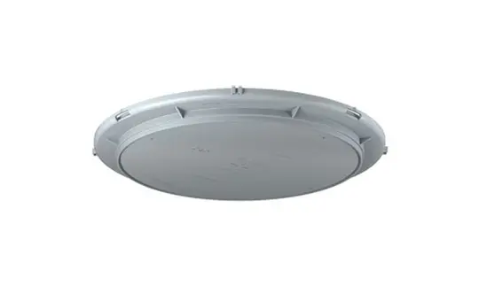 KAISER 1283-05 Partie avant pour boîtier encastré HaloX 250 Couverture légère | Ø 240 mm