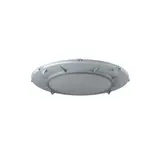 KAISER 1283-62 Front part for HaloX 250 flush-mounted housing Exposed concrete | Ø 190 mm