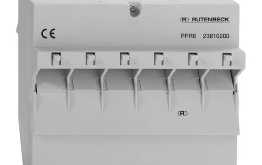 RUTENBECK 23810200 panneau de brassage Cat.6 à 6 voies