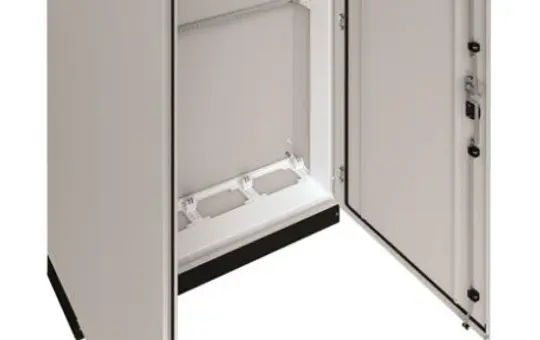 HAGER FR24E1 Armoire autoportante IP55 SKI T=275 mm socle 100 mm 4 champs | 1850 mm