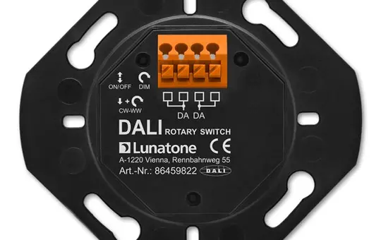 LUNATONE 86459822-CH DALI RED Rotary Dimmer Switzerland standard