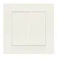 LINGG&JANKE 87875-RW Rocker for Touch Sensor, 2-fold | pure white shiny