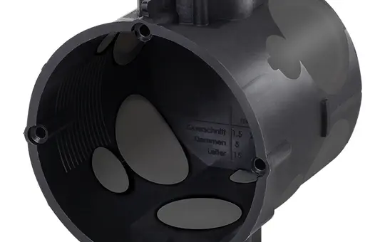F-TRONIC 7320028 Flush-mounted box E1072K deep, windproof | 62 mm