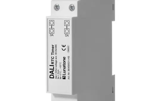 LUNATONE 86459531-HS DALI Timer Switch REG RTC timer