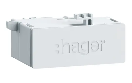HAGER ZZ45WAN2PP Prise RJ45 Patch, 180°