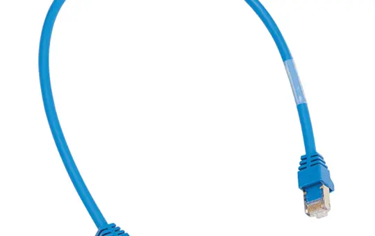 HAGER ZZ45WAN100 Câble de liaison WAN bleu | 1 m