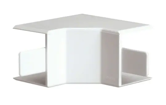 HAGER LFF2003549016 tehalit Canal de gestion des câbles - coin intérieur Plastique sans halogène | blanc trafic | 20x35 mm