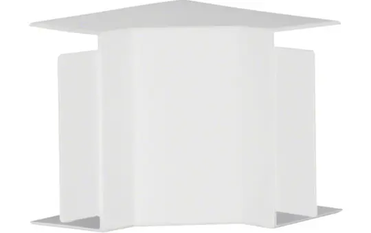 HAGER LF6011049016 tehalit Cable Duct Internal Corner Plastic, halogen-free | traffic white | 60x110 mm