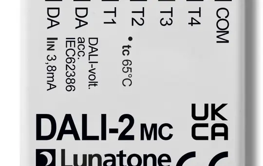 LUNATONE 86459532-2-int DALI-2 Push Button Interface MC 4-fold, instances activated