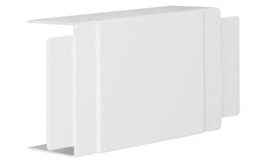 HAGER LF6011089016 tehalit cable management channel T-piece Plastic, halogen-free | traffic white | 60x110 mm