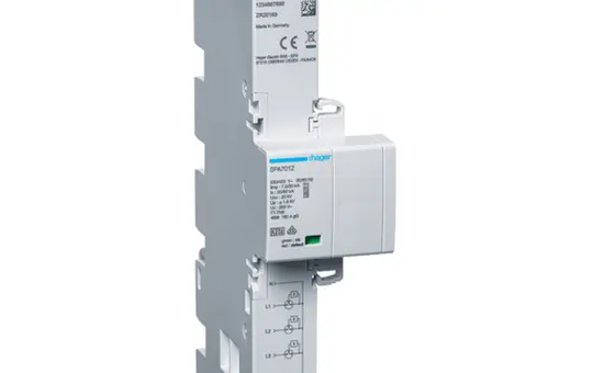 HAGER SPA701Z Combined Surge Arrester Type 1+2+3 4-pin, TT TN-S