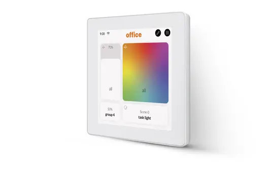 LUNATONE 86456841-P-W DALI-2 Touch Display Plus | white | 4 inches