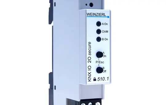 WEINZIERL 5444 KNX Switching Actuator 2-fold, KNX Secure
