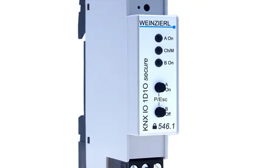WEINZIERL 5337 KNX dimmer actuator 0-10 V 1-fold, 1 switching output