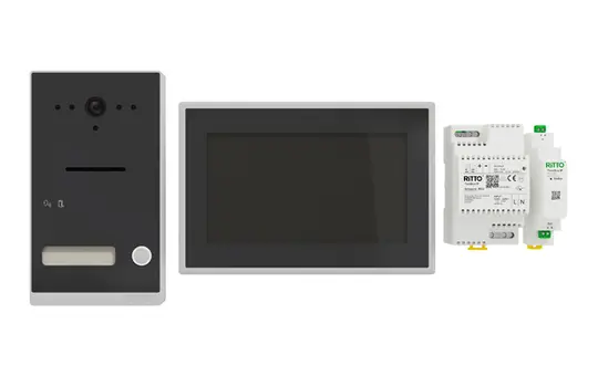 RITTO RGE2092150 Video Single-Family House Set TwinBus Surface-mounted | V2A stainless steel/anthracite gray satin matt