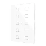 ZENNIO ZVIFXLX10W KNX Flat XL Push Button Sensor 10x | white