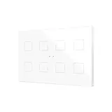 ZENNIO ZVIFXLX8W KNX Touch Sensor Flat XL 8-fold | white