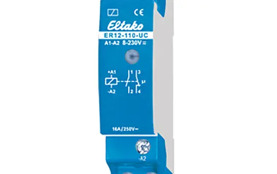 ELTAKO ER12-110-UC Relais de commutation 12-230 V REG 16 A, 1S+1Ö