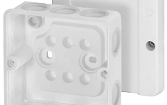 HENSEL DE9321 Cable Junction Box Series D empty | white | 88x88 mm