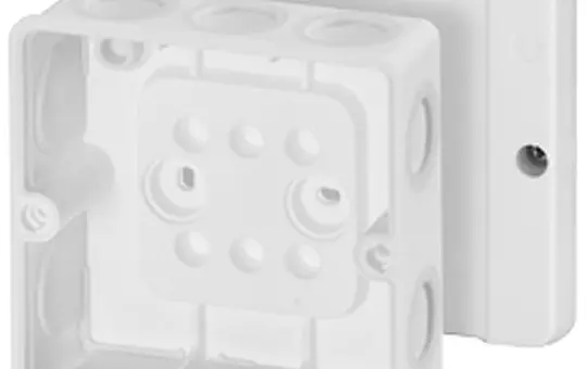 HENSEL DE9341 Cable Junction Box Series D empty | white | 98x98 mm