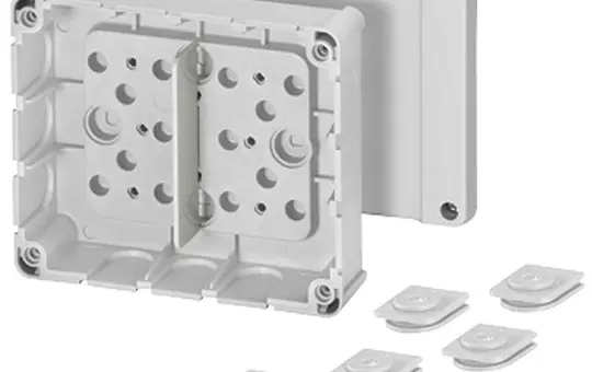 HENSEL DP9220 Cable Junction Box Series DP empty | gray | 119x139 mm
