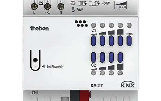 THEBEN DM 2 T KNX dimmer actuator FIX 2-fold