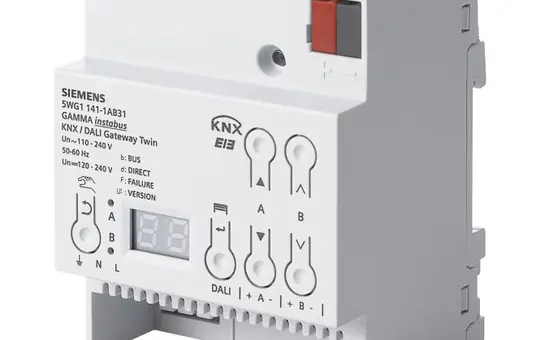 SIEMENS 5WG1141-1AB31 KNX-DALI Gateway Twin