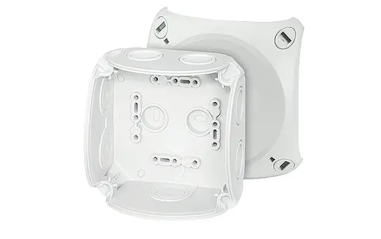 HENSEL DK0400G Cable Junction Box Series DK 104x104x70mm | gray | 4 mm²