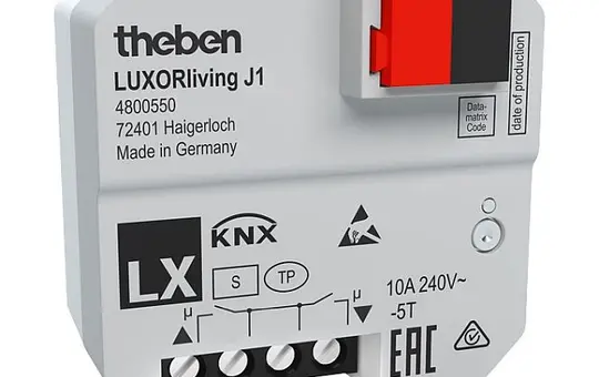 THEBEN LUXORliving J1 Shutter Actuator UP 1-fold
