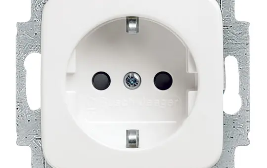 BUSCH-JAEGER 20EUC-214 Prise SCHUKO Reflex SI standard | blanc alpin