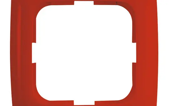 BUSCH-JAEGER 2511-217-101 Cover Frame Reflex SI 1-fold | red