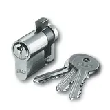 BUSCH-JAEGER 0521PZ-GS Demi-cylindre profil DIN mêmes fermetures