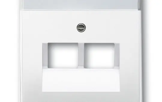 BUSCH-JAEGER 1803-02-84 Network Cover Future 2-fold | studio white