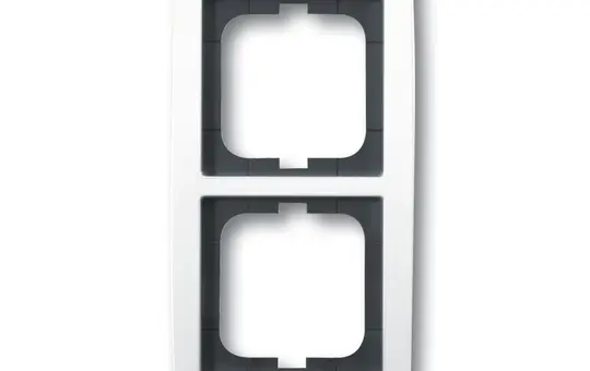 BUSCH-JAEGER 1722-84 Cover Frame Solo 2-fold | studio white