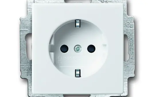 BUSCH-JAEGER 20EUCBLI-84 SCHUKO socket Future Orientation light | studio white