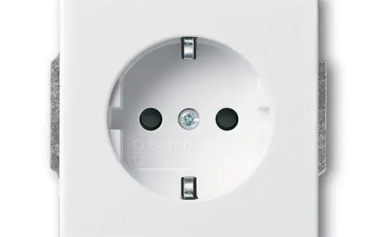 BUSCH-JAEGER 20EUCKS-84 SCHUKO socket Future Touch protection | studio white