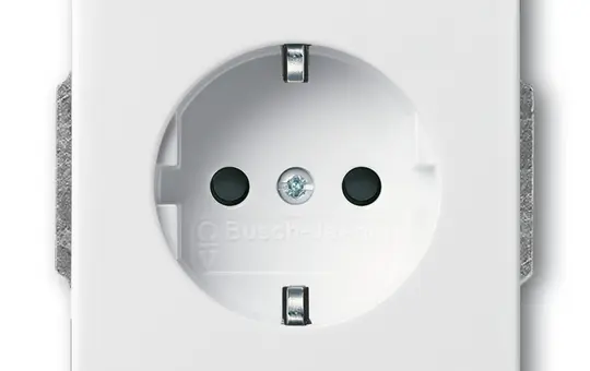 BUSCH-JAEGER 20EUC-84 SCHUKO socket Future standard | studio white