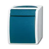 BUSCH-JAEGER 2621W-53 Rocker switch Ocean closer | grey/teal